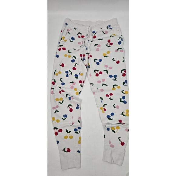 Hanna Andersson Colorful Cherries Jogger Pants Womens Medium 26x27 Loungewear - Picture 2 of 6